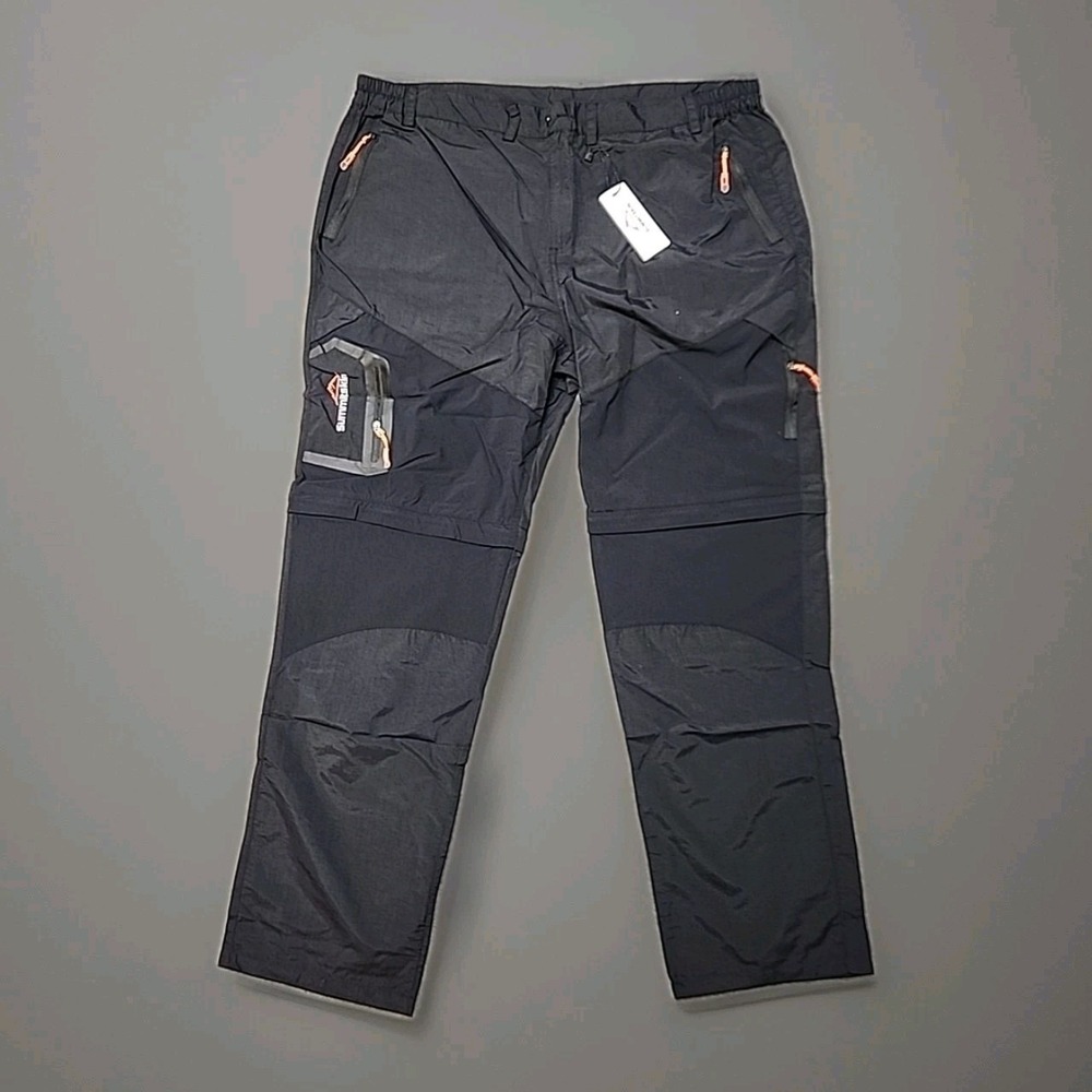 2X Wild Country Gear Summit Skin Versa 1 Outdoor Pants Men's 40x32 Black and Kha